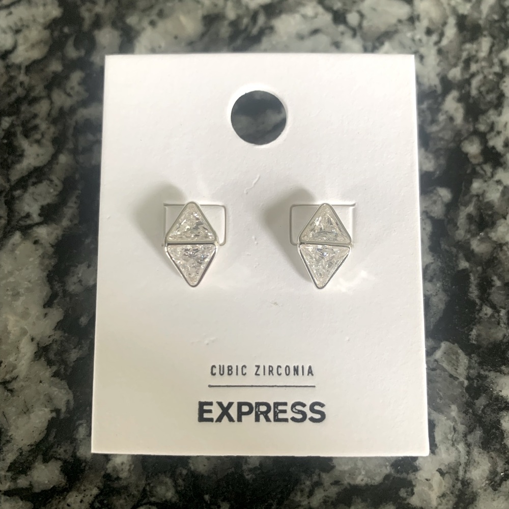 Express Diamond Post Earrings